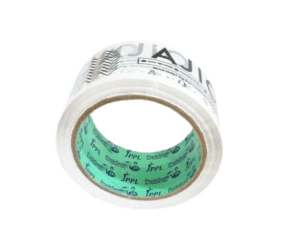 Ajio Tape 2 inch x 65 meter (Pack of 6) - Top Front Single View Strong Adhesive for Packaging