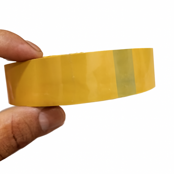 Brown packing tape  Strong adhesive tape  Sealing envelopes tape Wrapping gift tape Industrial tape for Home,Office Use & Box packing. (Manual) (Set of 12, 24mm 1inch X 65meter) Thick View