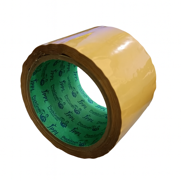 Brown packing tape (Set of 4, 3inch x 65meter) Side View