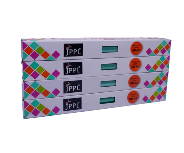 Green Color Notebook Covers - Pack of 4 for Stylish Protection Front View With Box