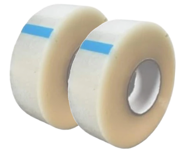 Transparent Tape 2 Inch x 500  Meter Heavy Duty - Pack of 2 Top Angle