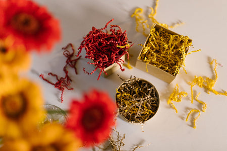 Case study: a festive hamper business with crinkle paper
