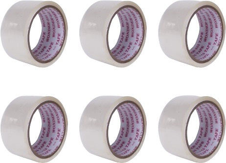Clear BOPP Packing Tape 2 inch x 65 m – Set of 6 – photo 1