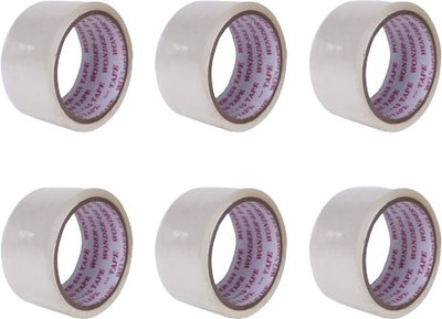Clear BOPP Packing Tape 2 inch x 65 m – Set of 6 – photo 1