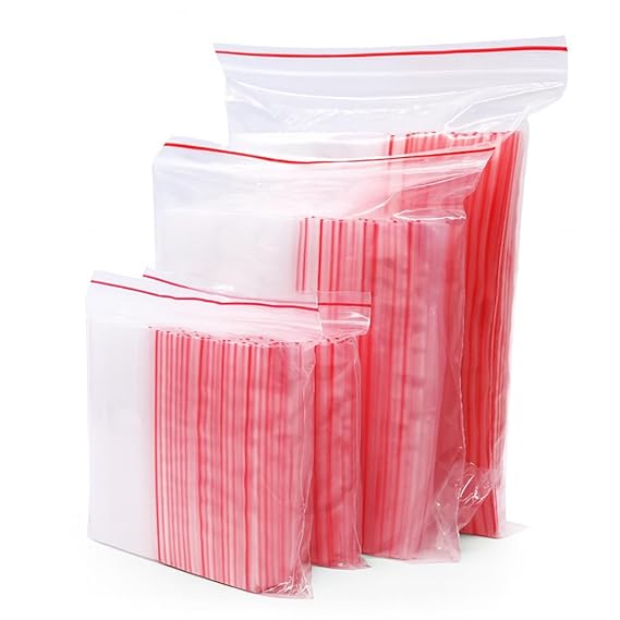 Zip Lock Bags Clear Resealable – Multiple Sizes – photo 1