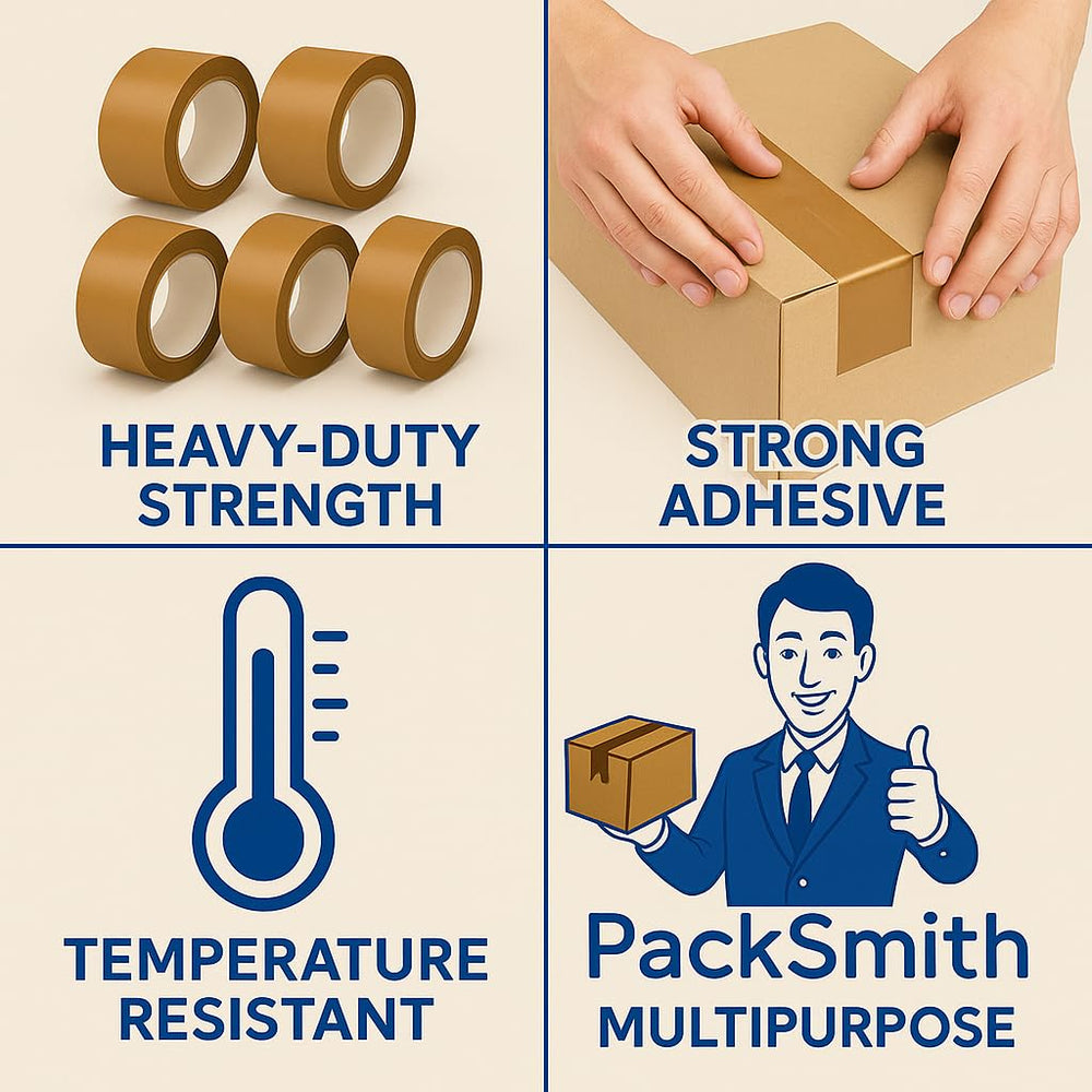 Brown Packing Tape 2 inch x 300 m – Set of 2 – photo 4