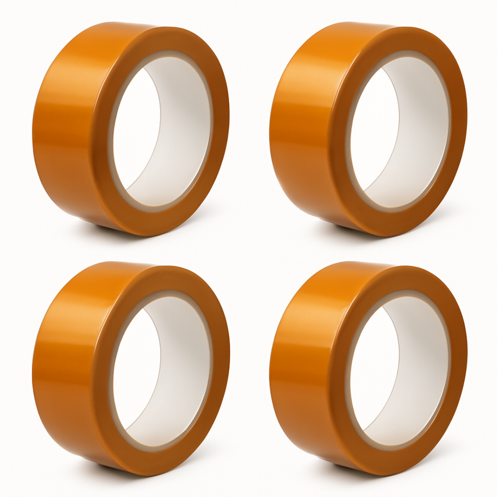 Brown Packing Tape 3 inch x 65 m – Set of 4 Rolls – photo 1