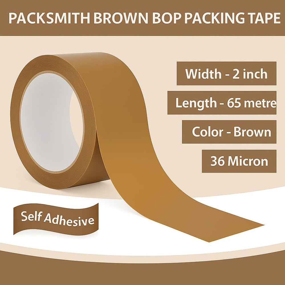 Brown Packing Tape 2 inch x 65 m – Carton Sealing – photo 7