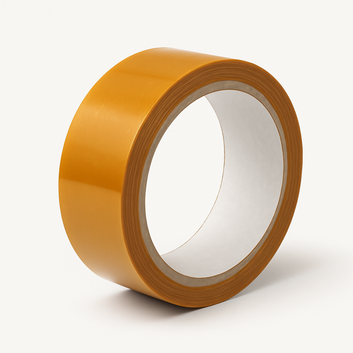 Brown packing tape  Strong adhesive tape  Sealing envelopes tape Wrapping gift tape Industrial tape for Home,Office Use & Box packing. (Manual) (Set of 12, 24mm 1inch X 65meter) Side View