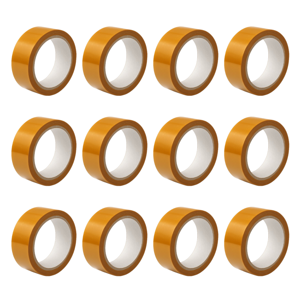 Brown Packing Tape Strong Adhesive Envelopes Tape Wrapping Gift Tape For Home Office Use Box Packing - 12 Pack View
