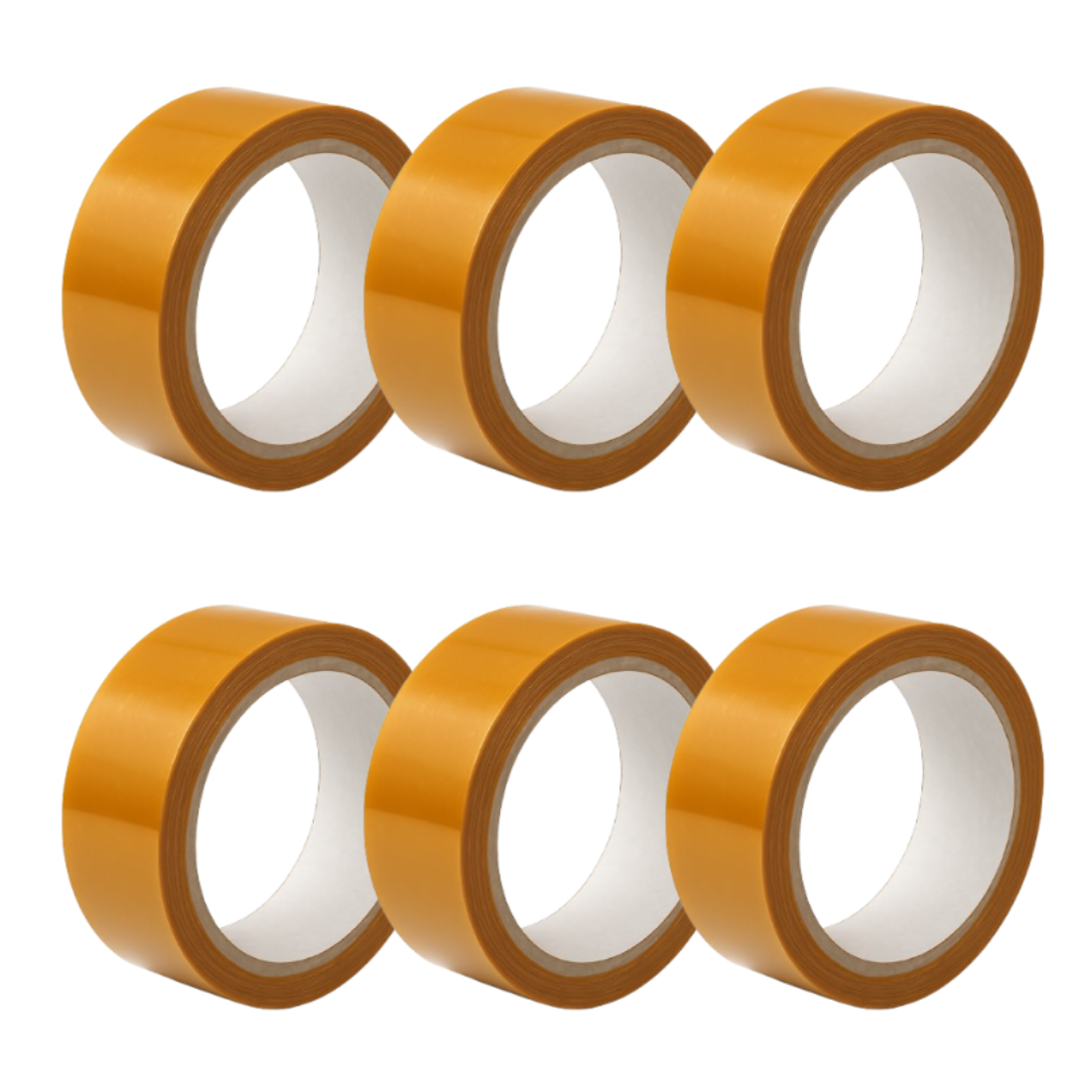 Brown Packing Tape Strong Adhesive Envelopes Tape Wrapping Gift Tape For Home Office Use Box Packing - 6 Pack View