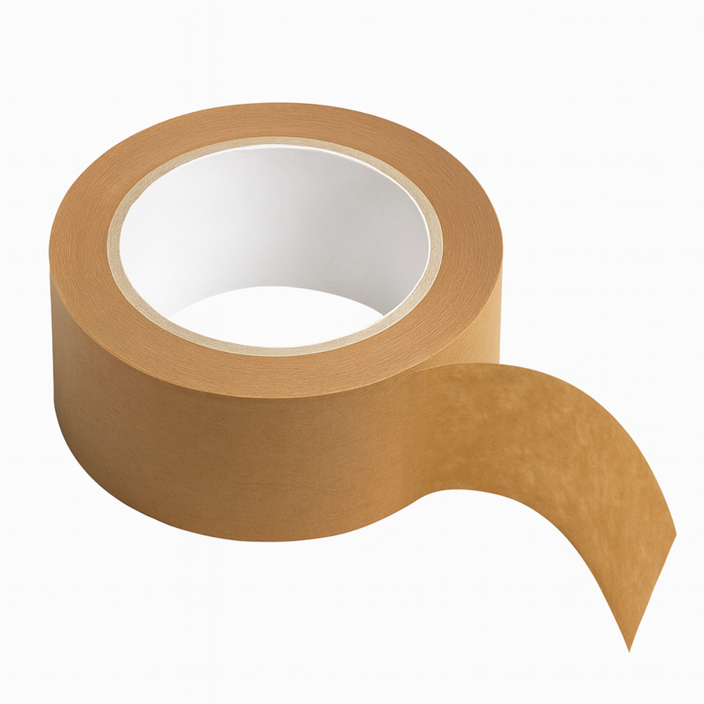 Brown Kraft Paper Tape 48 mm x 50 m – Box Sealing – photo 1