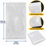 JPPL Export Quality Transparent Packing Shield Envelopes, 5.5 x 10 Inch, Strong Self-Adhesive - 1000 Pcs