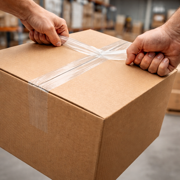 Clear Packing Tape 36 Rolls Bulk Pack Heavy Duty 2 Inch 65 Yard for Shipping Packaging Wholesale Use - With Box