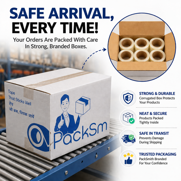 Clear Packing Tape 36 Rolls Bulk Pack Heavy Duty 2 Inch 65 Yard for Shipping Packaging Wholesale Use - How Can See Pack box