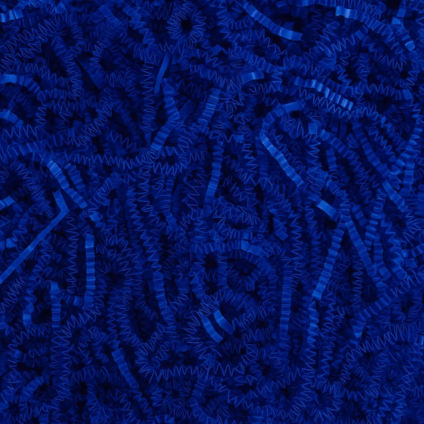 Crinkle/Shredded Paper Decorative for Packaging, Gift Wrapping, Crafts & Party Filler - Blue Color Paper View
