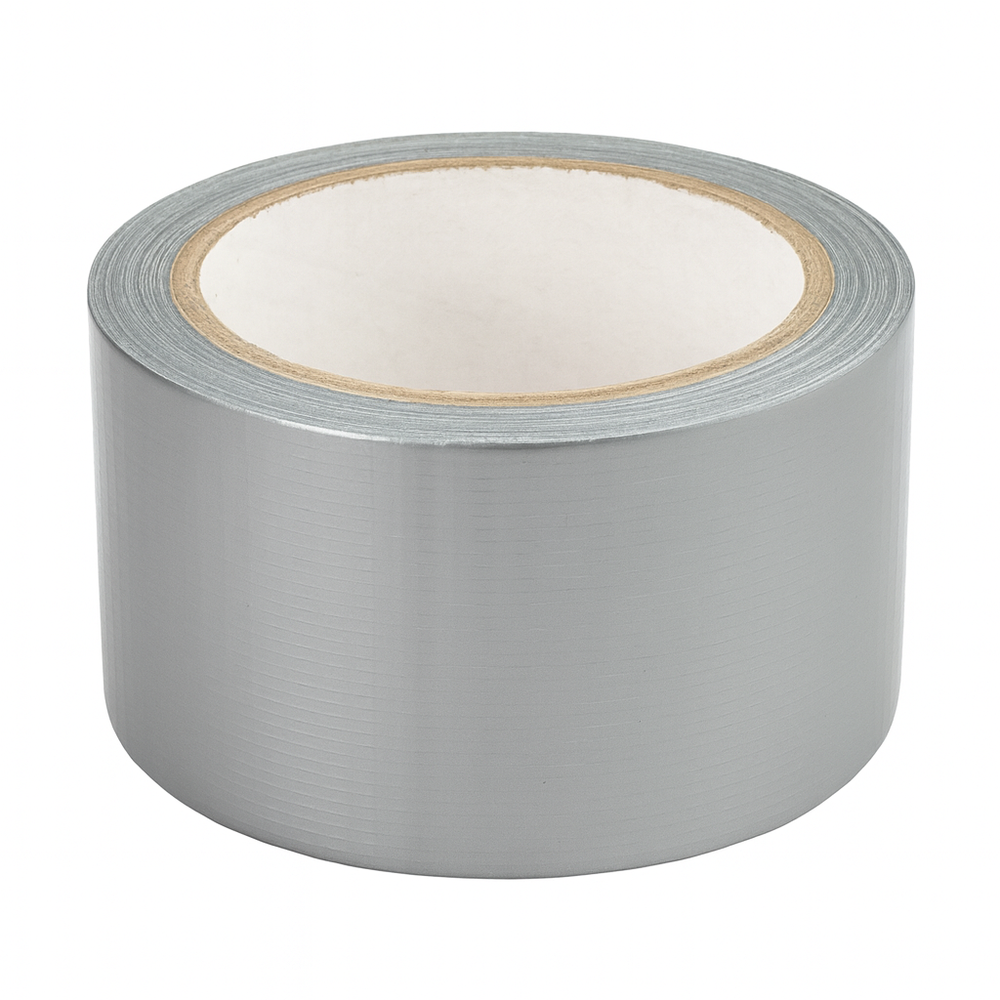 Grey Duct Tape 2 inch x 20 m – Waterproof, Set of 6 – 6 pack, top angle view