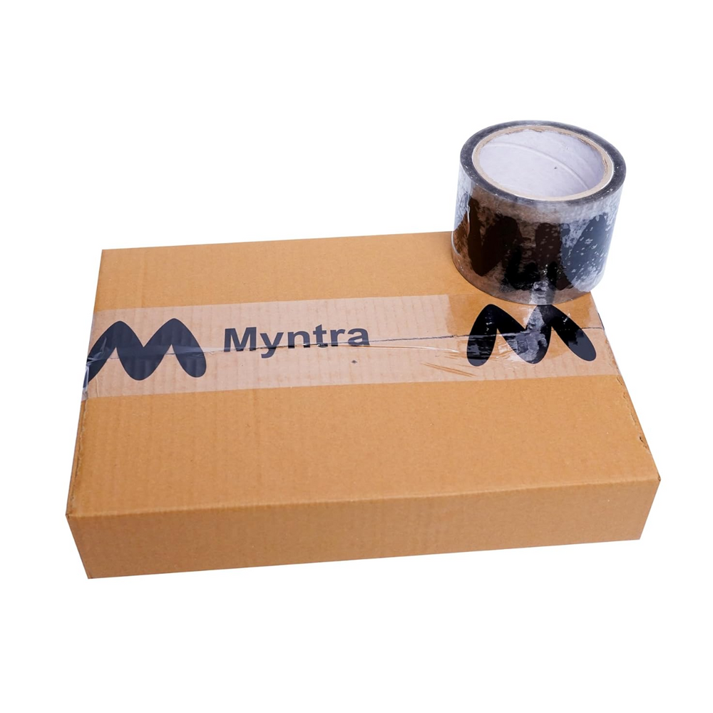 Packaging Tape for Myntra Sellers – 3 inch, Set of 4 – packing view