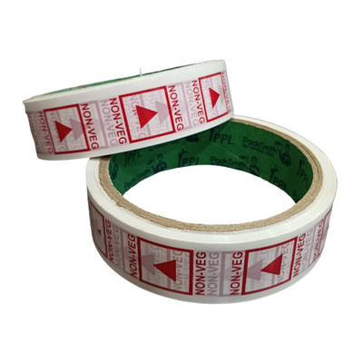 Non-Veg Marking Tape 1 inch x 35 m – BOPP Food Tape – photo 1