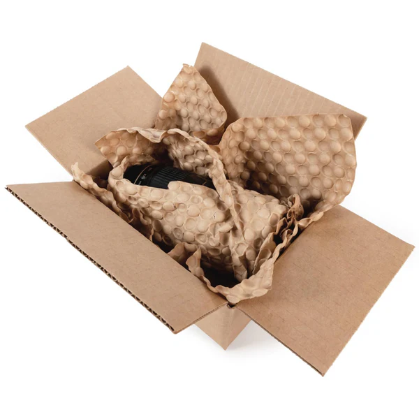 Kraft Paper Bubble Wrap Sheets 300 x 400 mm – packing view
