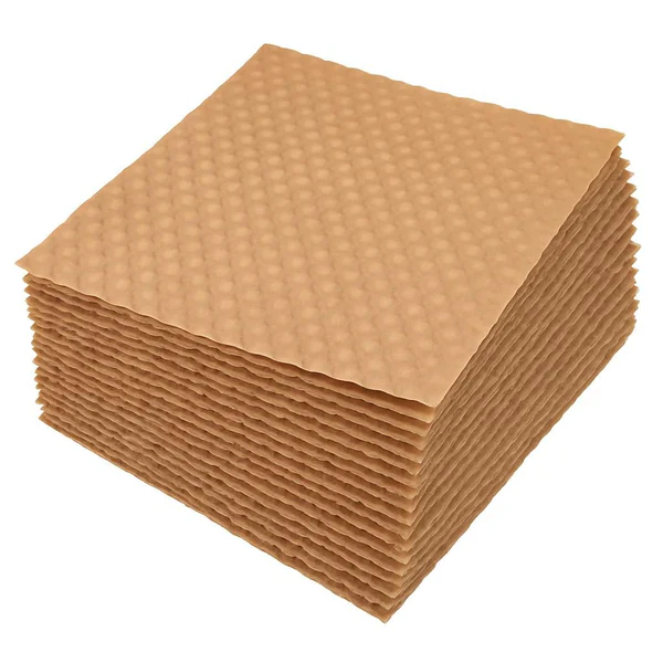 Kraft Paper Bubble Wrap Sheets 300 x 400 mm – top view