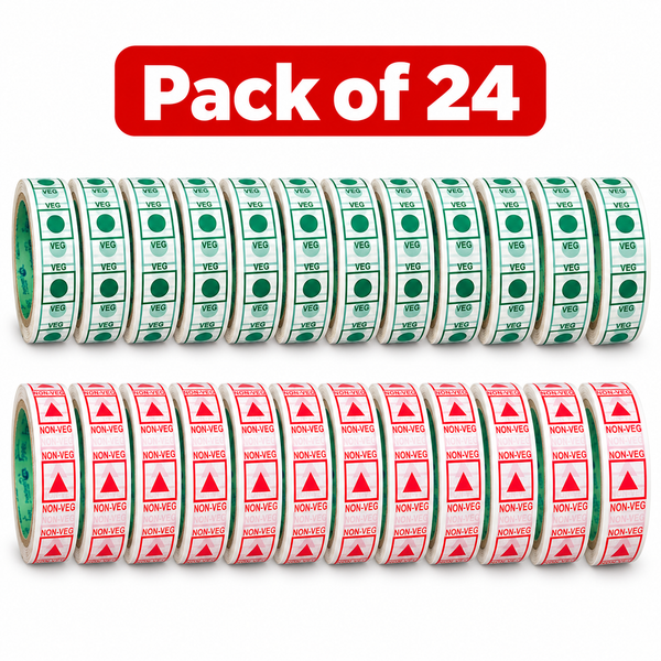 Veg and Non-Veg Tape Mixed Pack, 1 inch x 35 m,