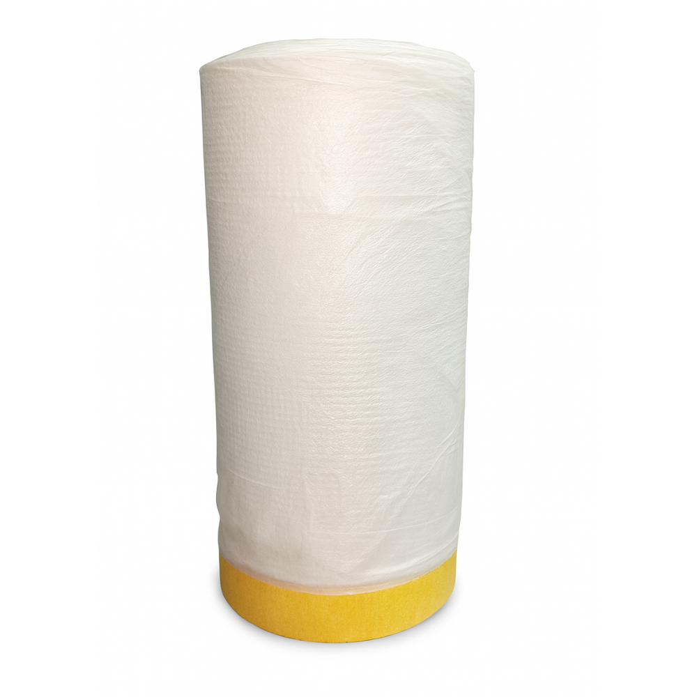 Pre-Taped Masking Film 2700 mm x 20 m for Painting – top angle