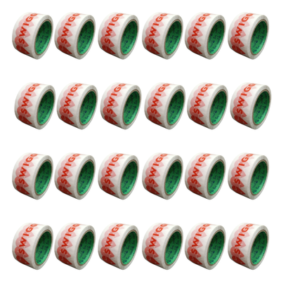 Food Delivery Tape for Swiggy Partners – White, 2 inch – 24 pack