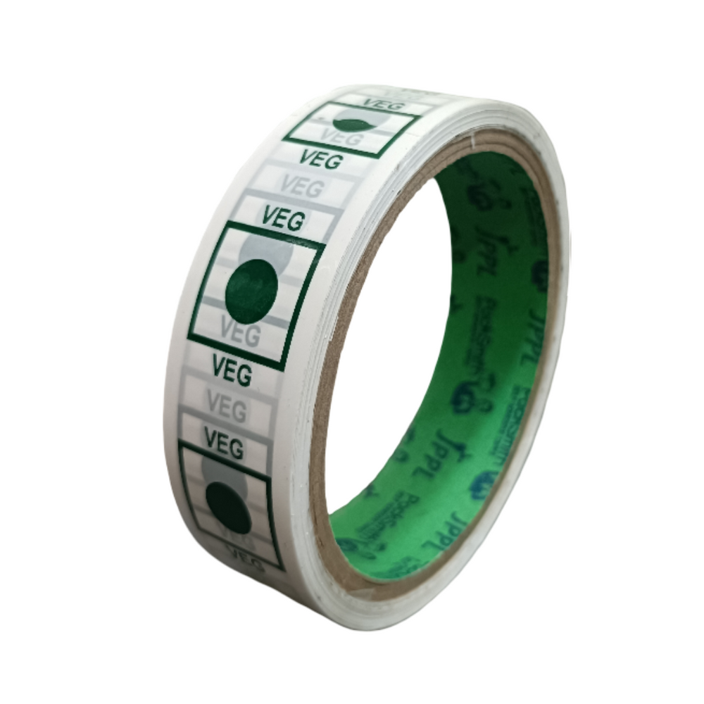 Veg Marking Tape 1 inch x 35 m – BOPP Food Tape – photo 2