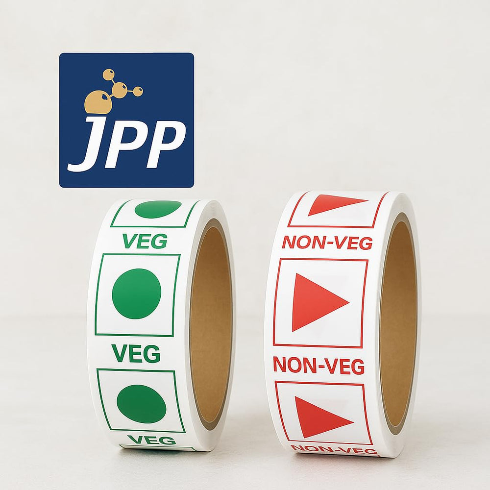 Veg / Non-Veg Marking Tape 1 inch x 35 m – BOPP – photo 2
