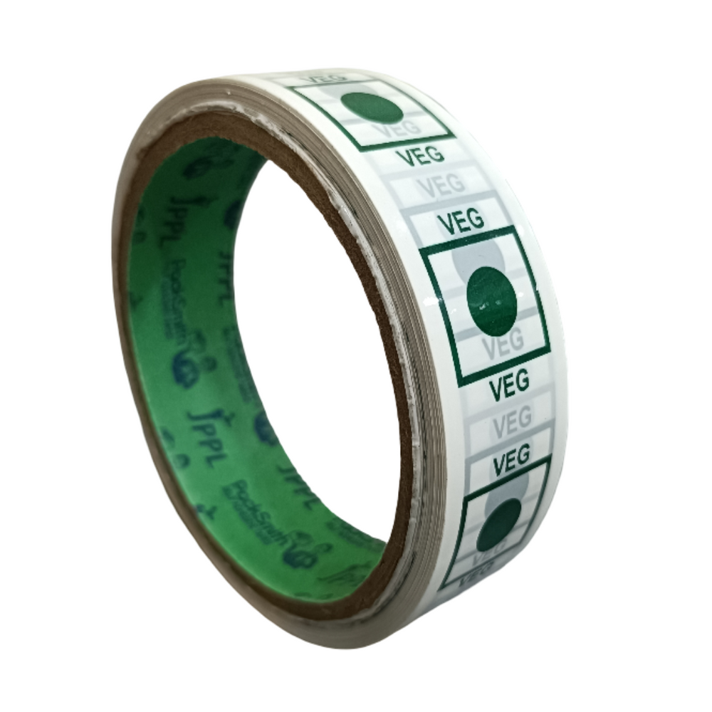 Veg Marking Tape 1 inch x 35 m – BOPP Food Tape – photo 3