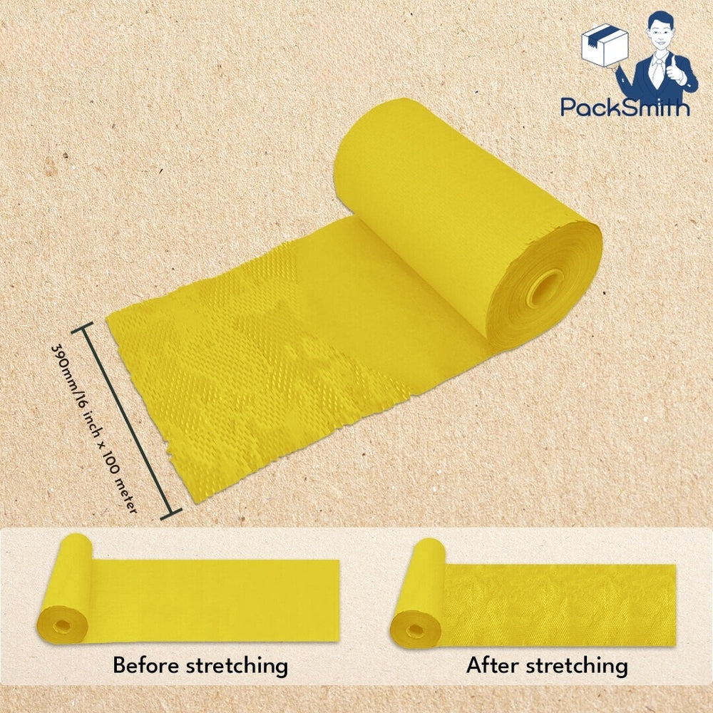 Coloured Honeycomb Paper Roll – Eco Wrap for Packing – photo 13