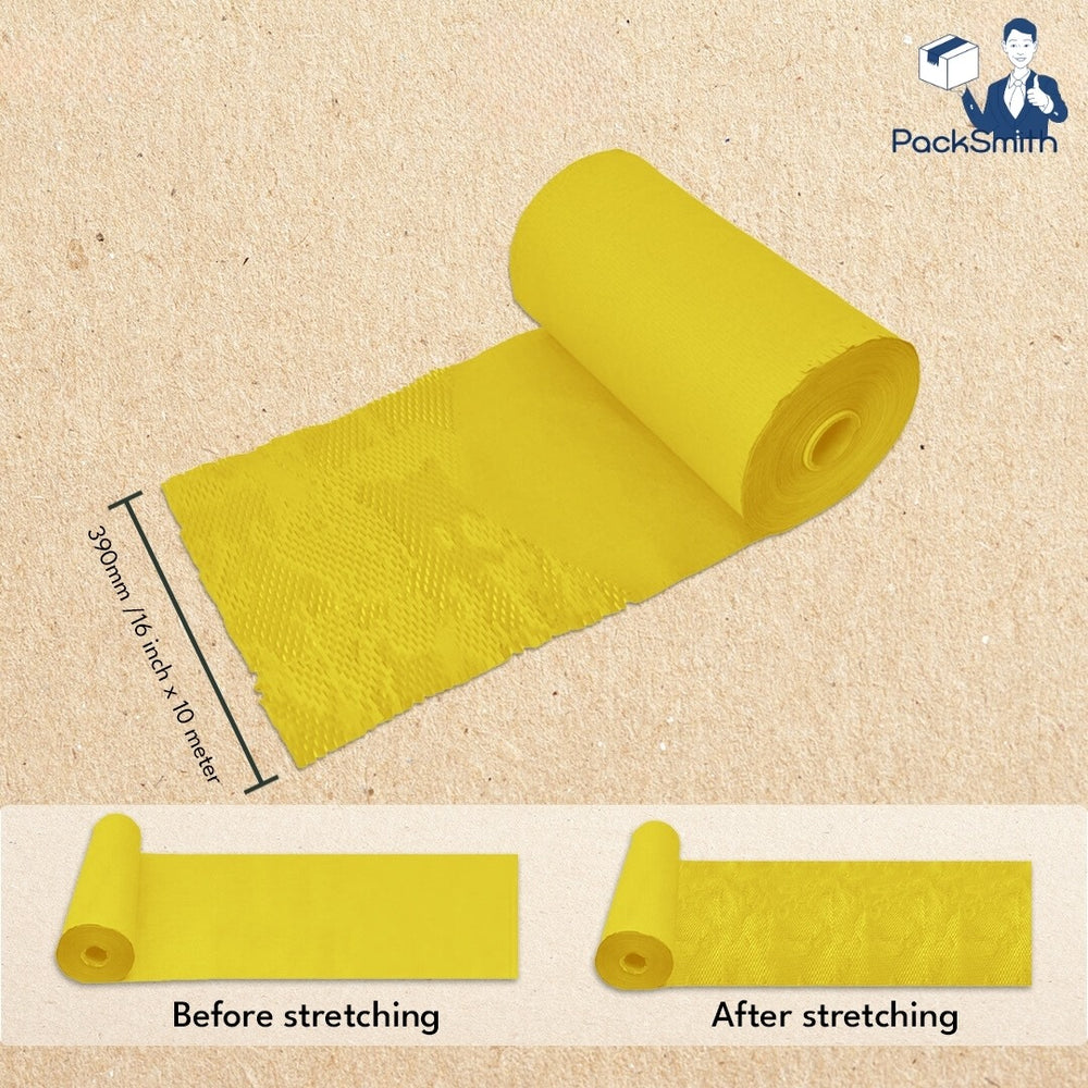 Coloured Honeycomb Paper Roll – Eco Wrap for Packing – photo 12